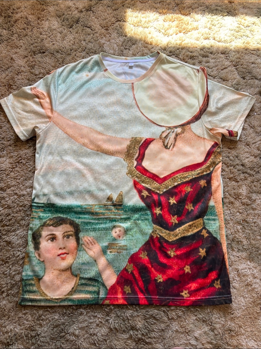 Neutral Milk Hotel Album T-Shirt- In the Aeroplane Over the Sea